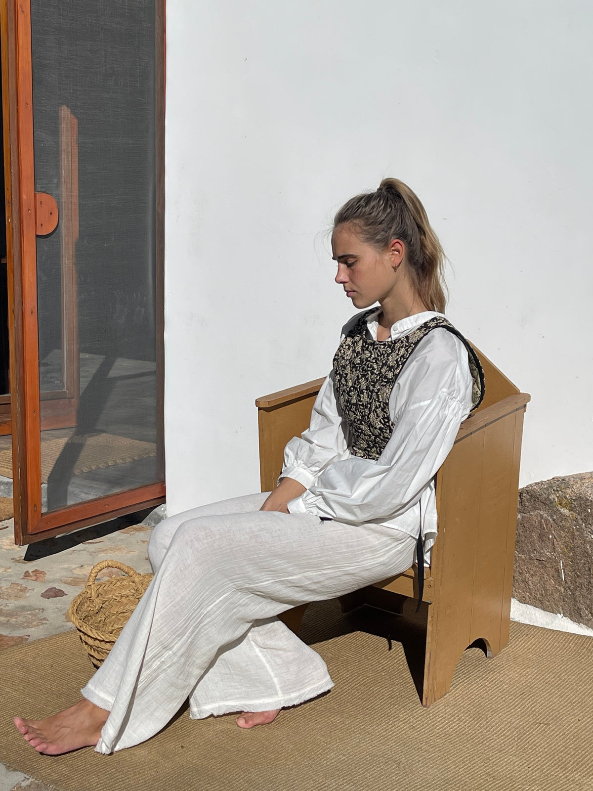 Saint Bernadette Vest — Dew Quilt Indian Cotton