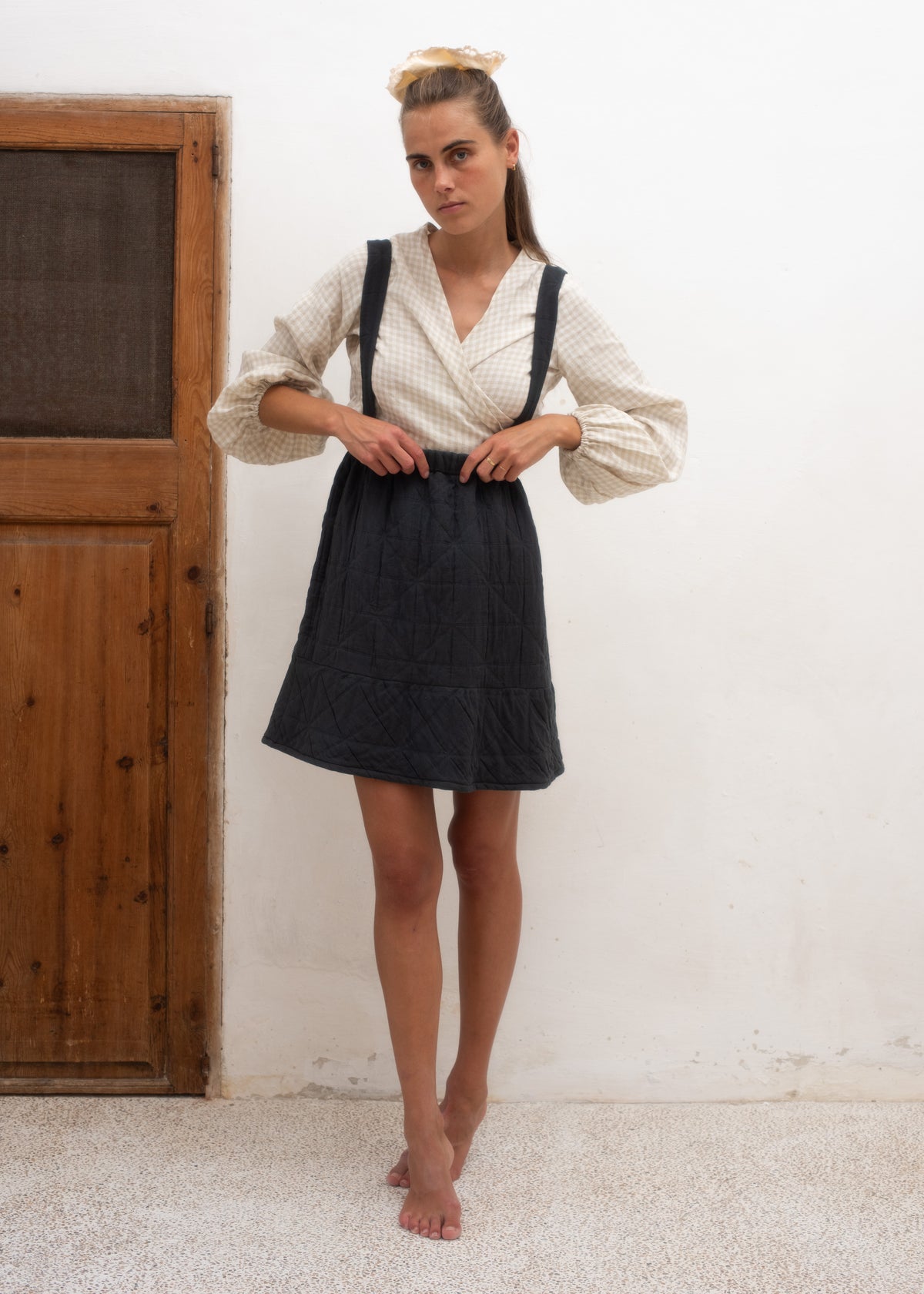 LA MAISON BUNDLE — Brown Renoir Skirt + Blouse Of Choice