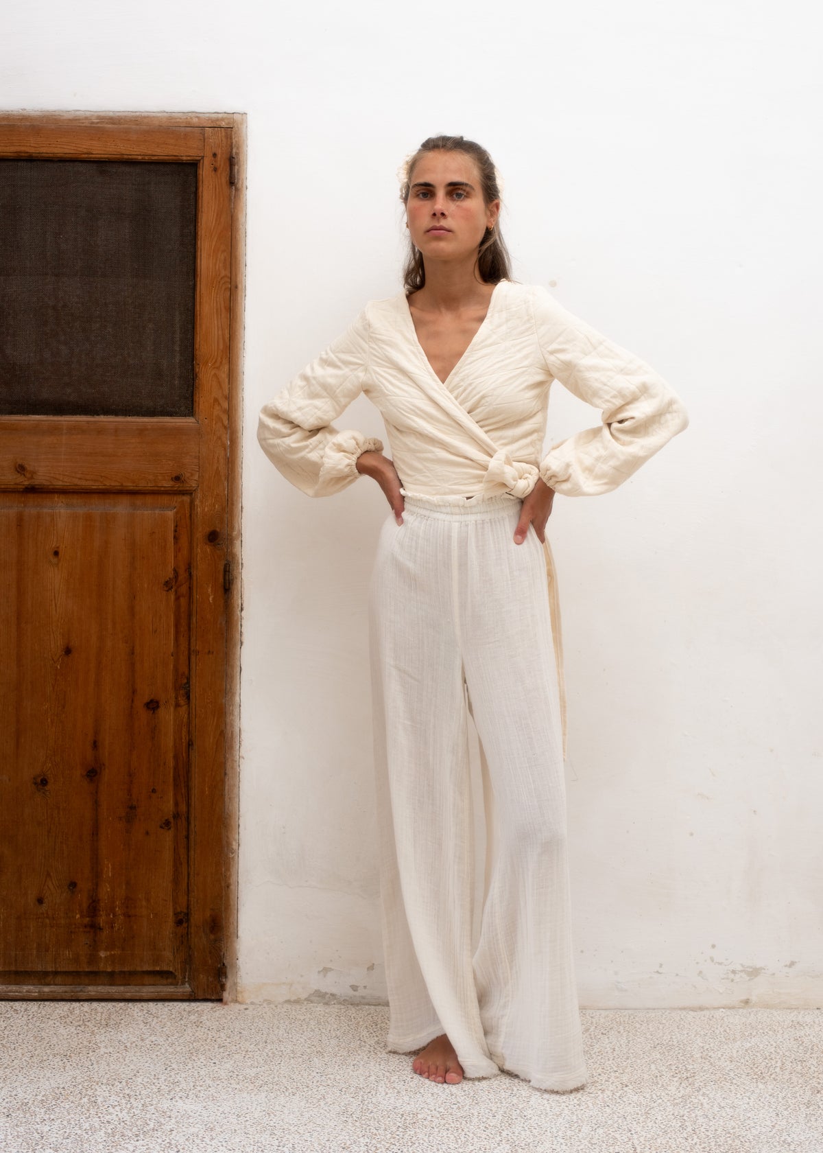LA MAISON BUNDLE — Brown Renoir Skirt + Blouse Of Choice