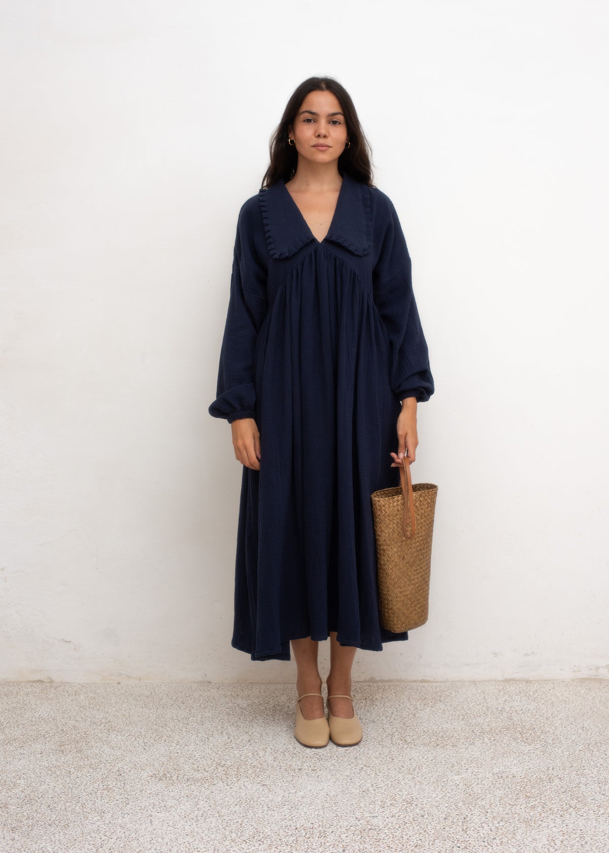 Cécile Maxi Dress — Cotton Gauze