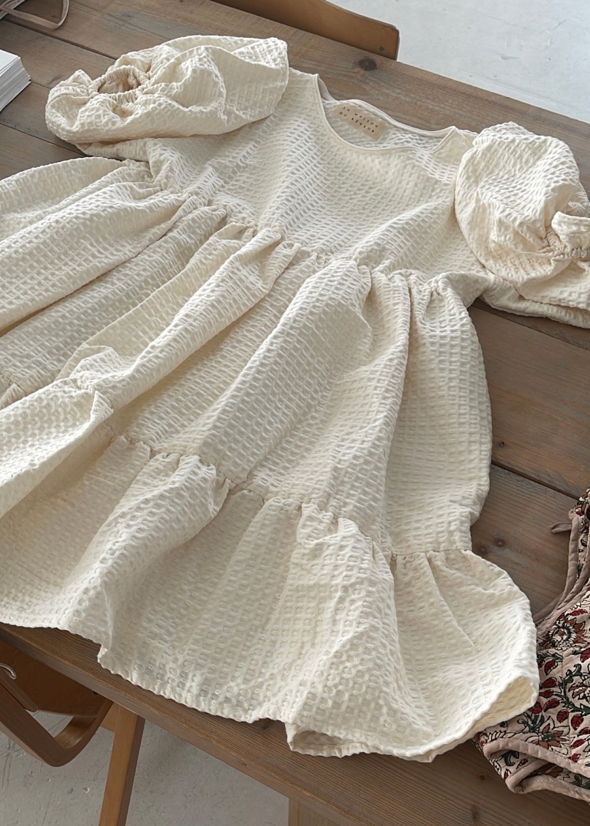 Matisse Dress — Soft Waffle Ecru