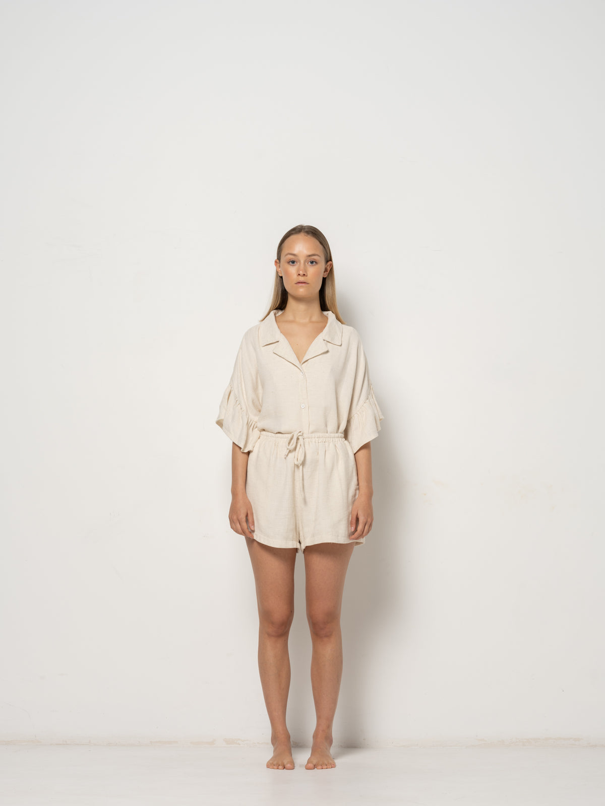 Amadea Shorts - Cotton Linen Blend
