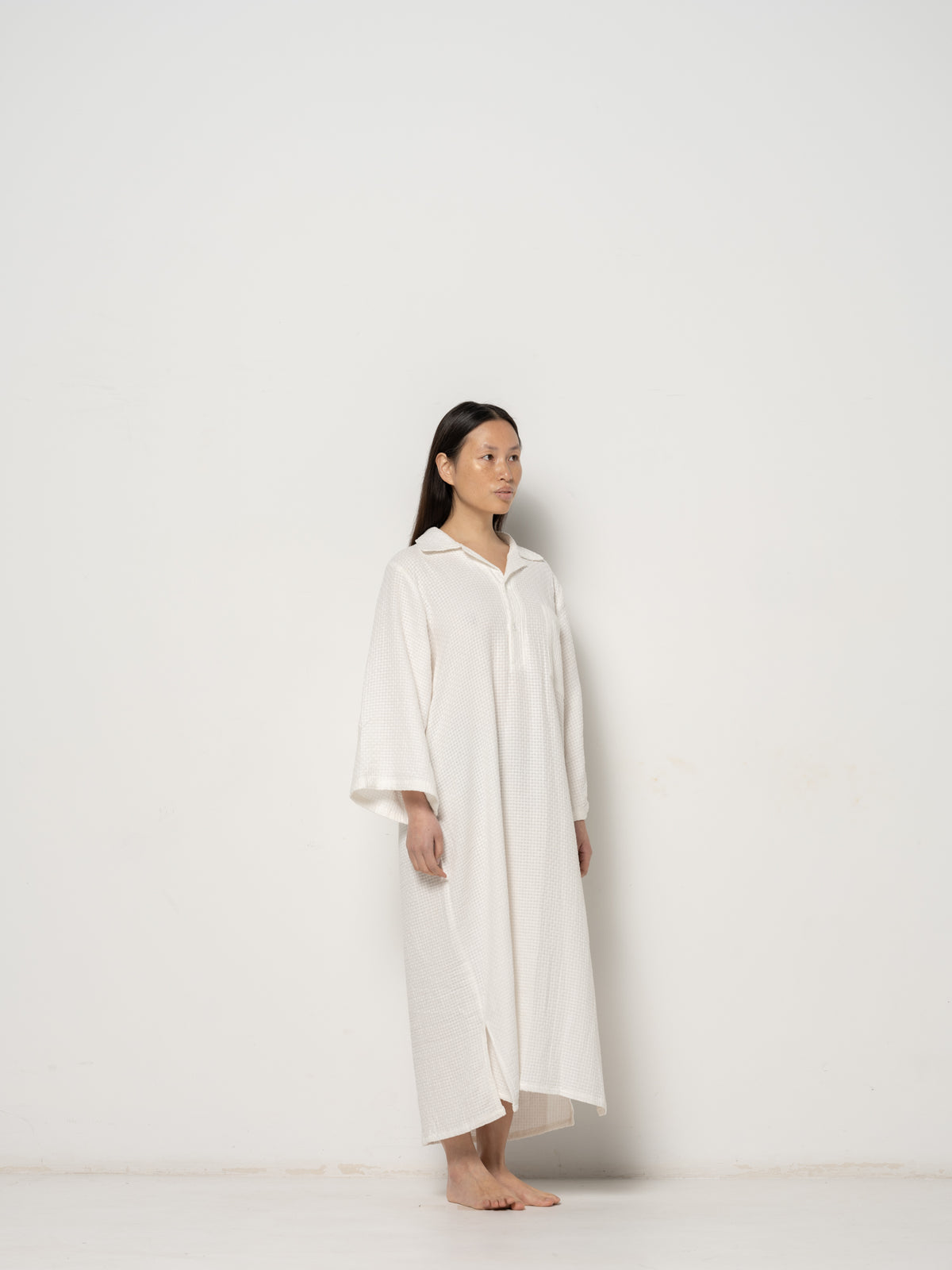 Sofie Shirt Dress - Cross Weave Cotton