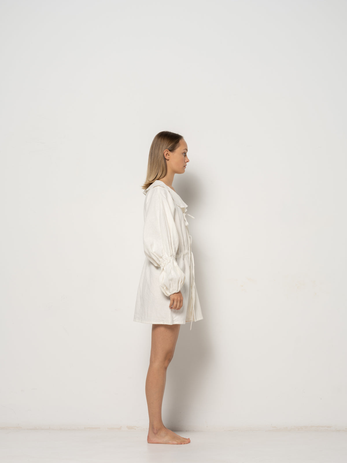 Midi Dress - Natural Ramie Cotton