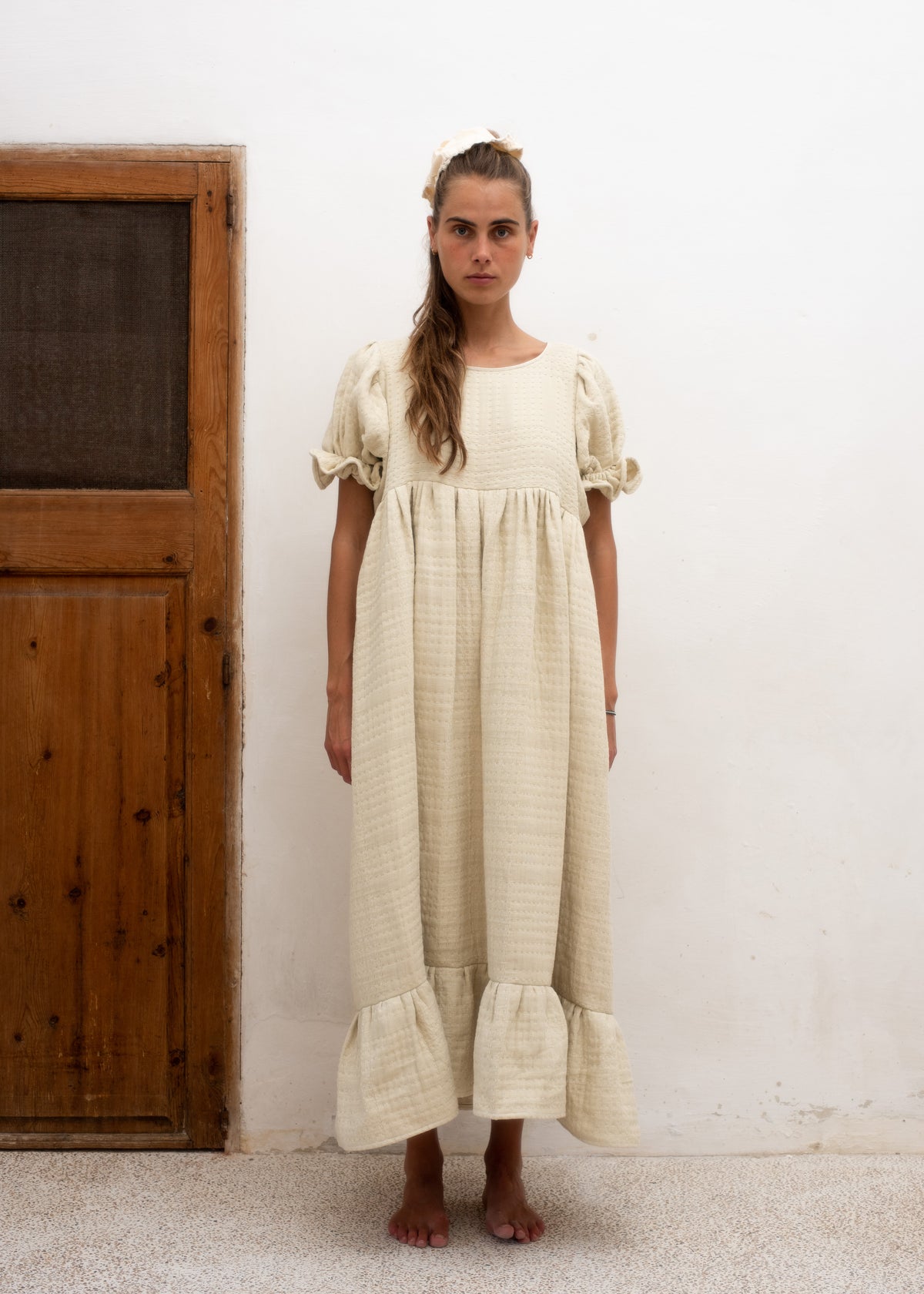 Cézanne Dress — Soft Stitch Ecru