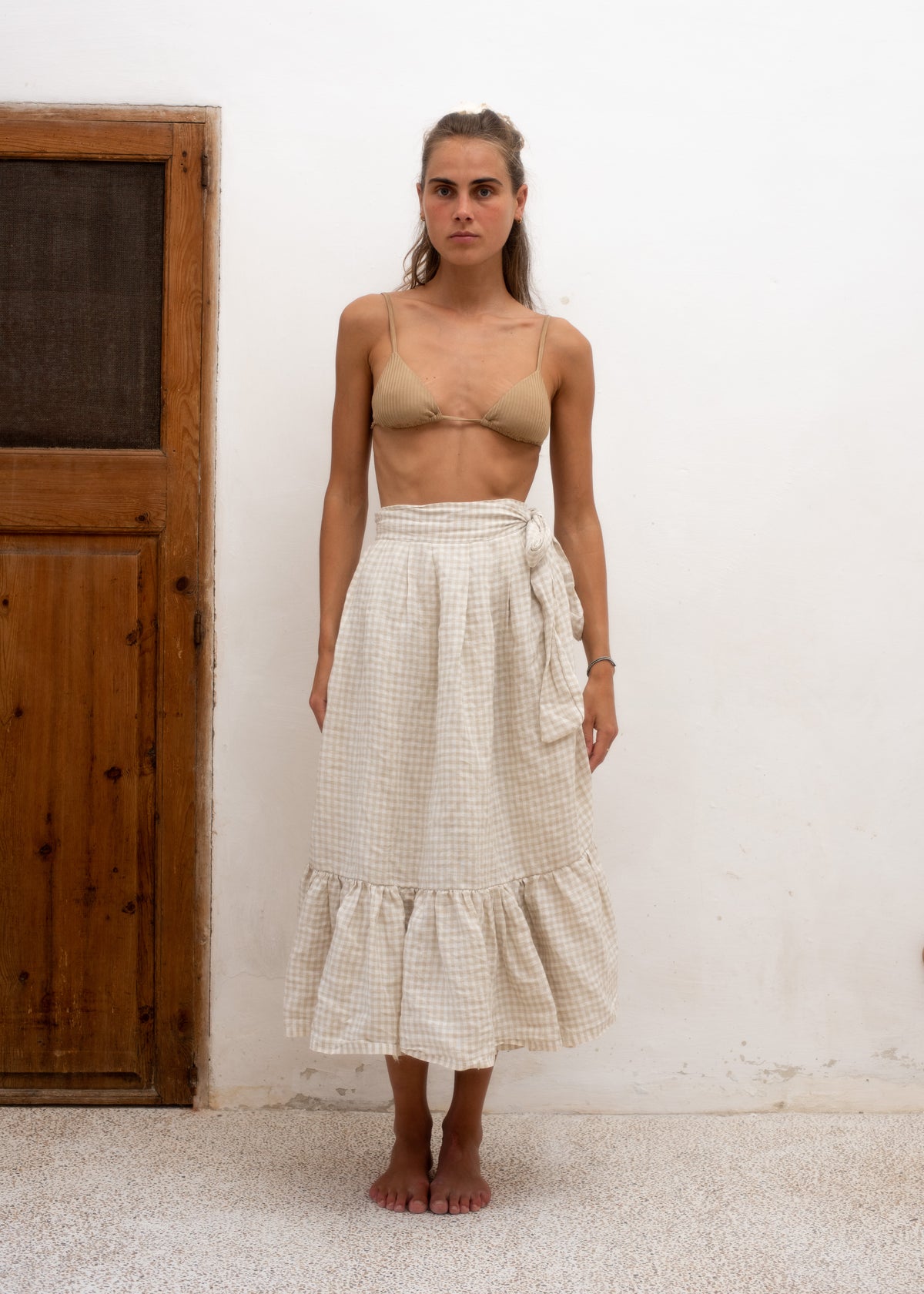 Rousseau Wrap Skirt — Sommen Linen (Pre Order)