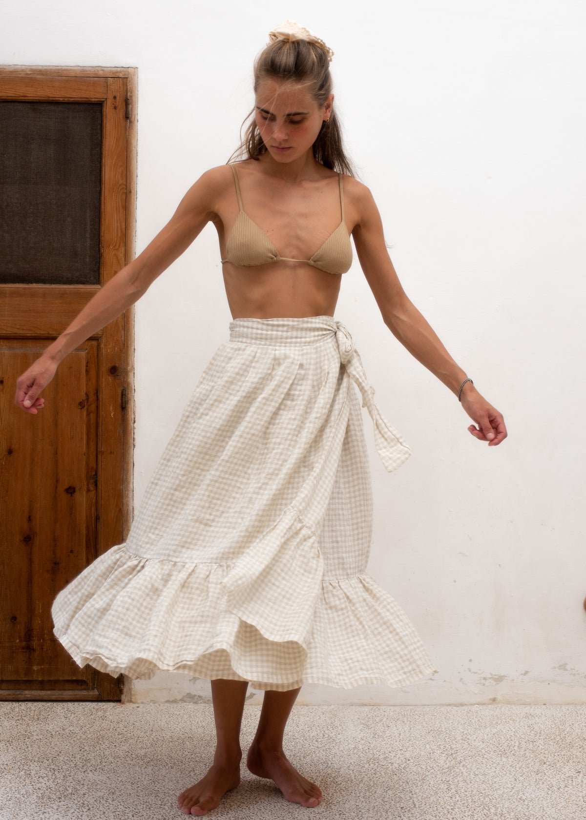 Rousseau Wrap Skirt — Sommen Linen (Pre Order)