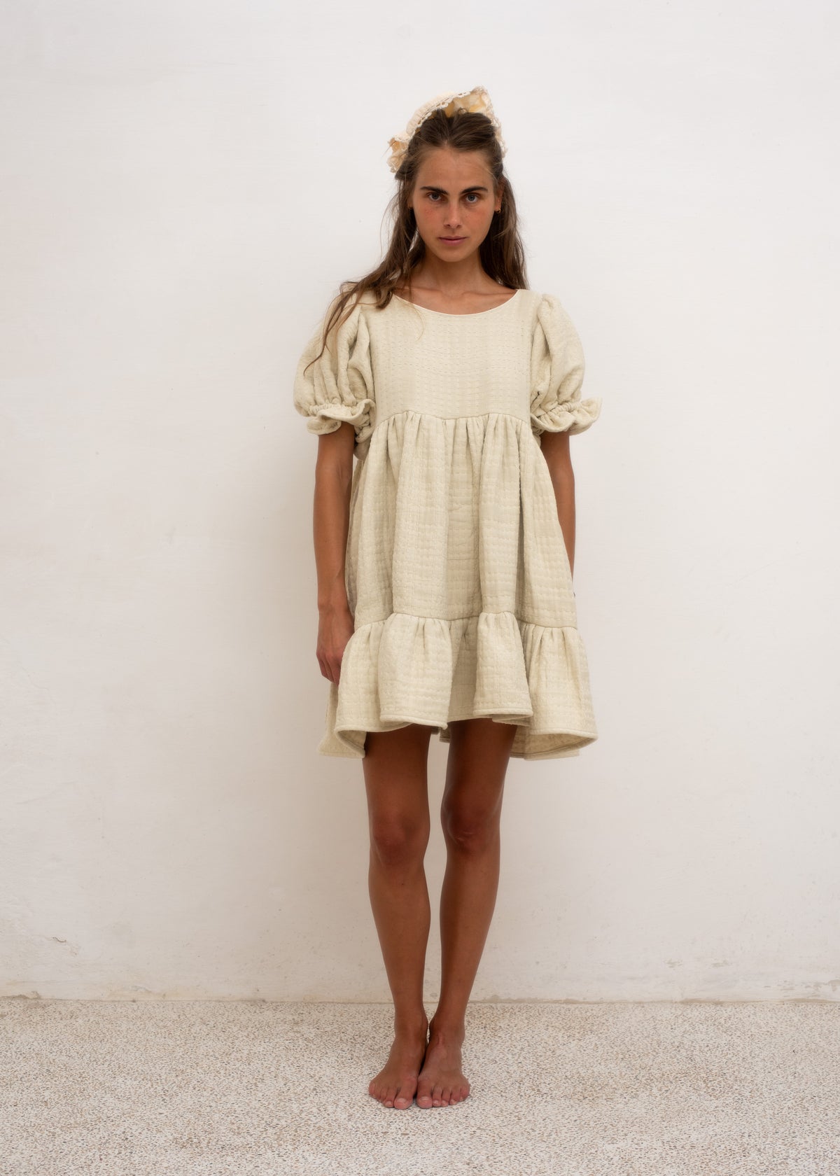 Matisse Dress — Soft Stitch Ecru