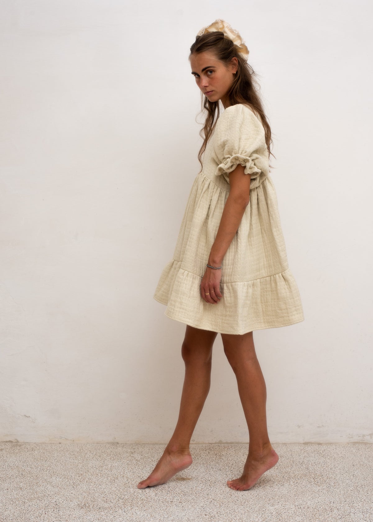 Matisse Dress — Soft Stitch Ecru