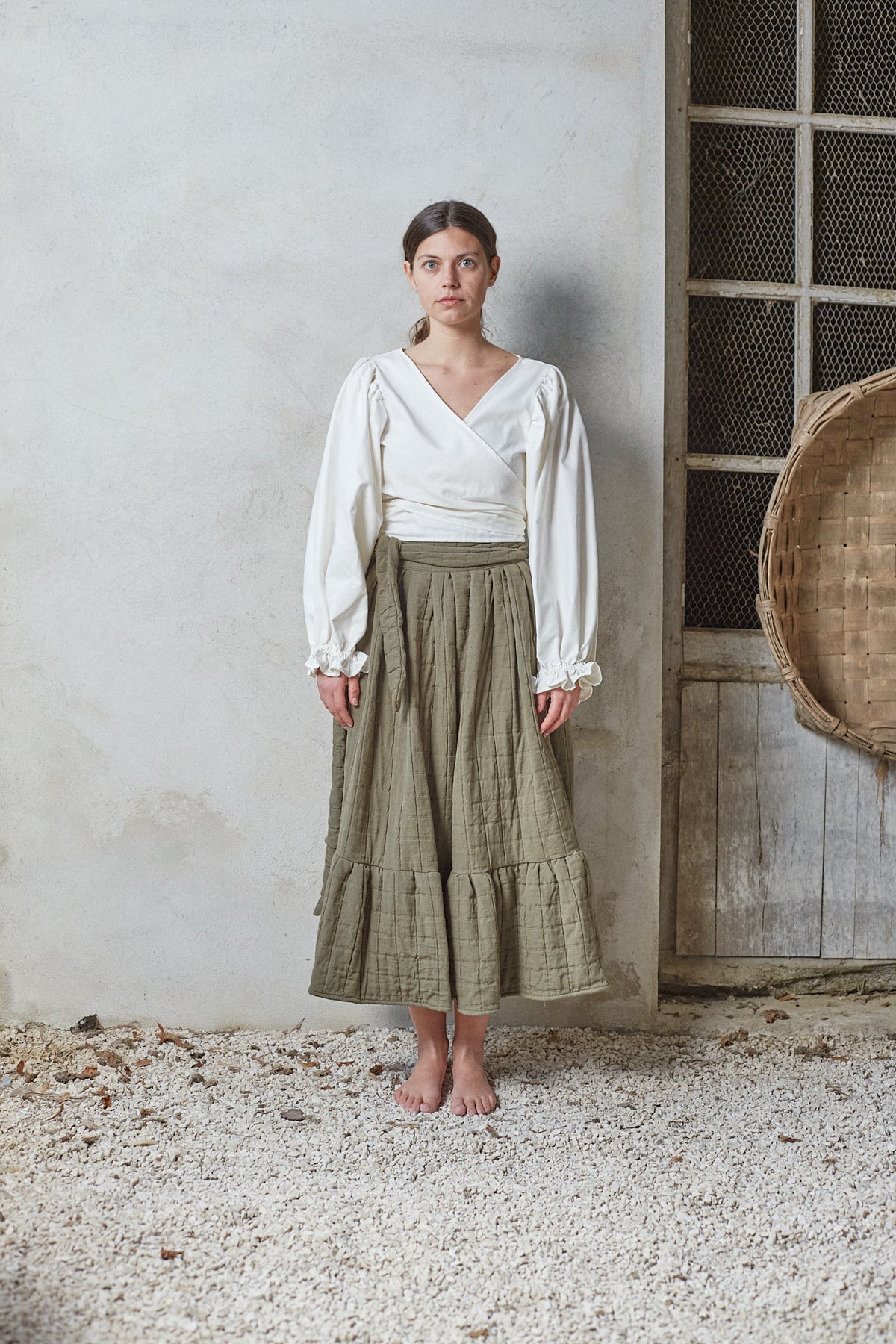 La Blouse Moisson – White Cotton