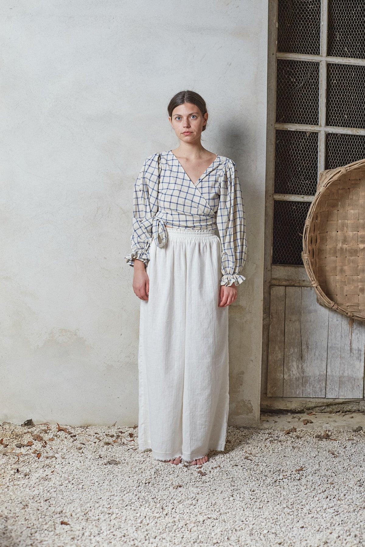 La Blouse Moisson – Indian Checked Cotton